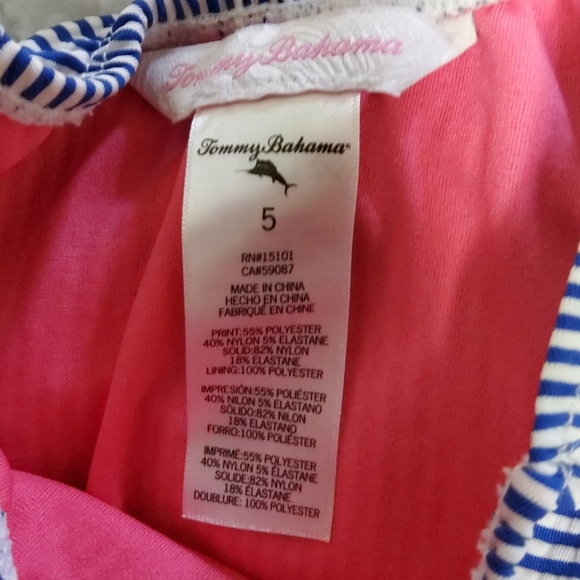 Girls Tommy Bahama  bathing suit size 5 - Picture 5 of 8